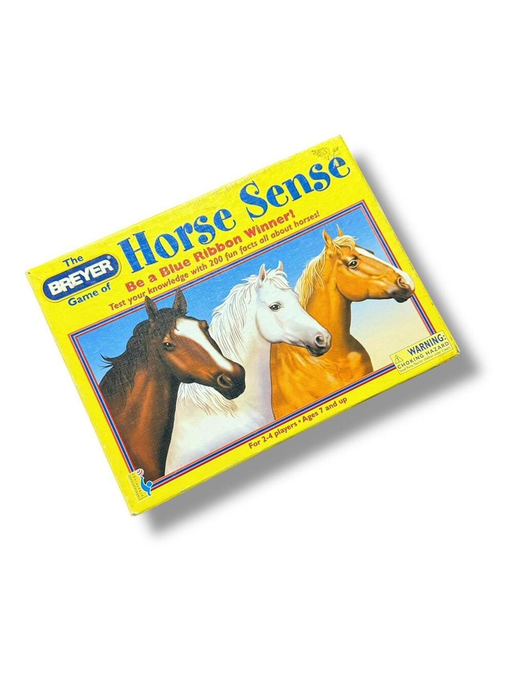 Vintage The Breyer Game of Horse Sense Board Game